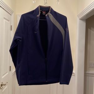 MEN’s SIZE SMALL NIKE JACKET, EXCELLENT CONDITION. INDIGO BLUE / GREY ACCENTS